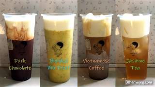 Cheese Tea Recipe REVISED and made easy 简单起司奶盖茶秘方！ [upl. by Narib]