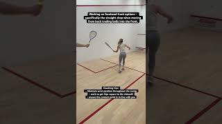 Good work with Alicia Mead focusing on forehand front options [upl. by Gerhardine41]