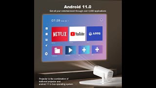 Mini Proyector LED P30 Android 720P [upl. by Garlanda]