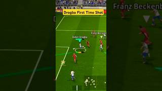 Epic Drogba First Time Shot  eFootball 2025 Mobile [upl. by Groveman]