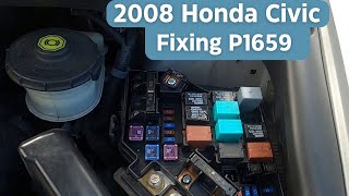 Fixing P1659 20062010 Honda Civic [upl. by Yecam720]