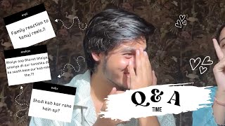 Family reaction to tanuj reels  🫣  QnA [upl. by Acissev57]