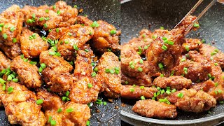 CRISPY SOY GARLIC BUTTER CHICKEN WINGS RECIPE [upl. by Rodney]