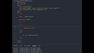 Beginner PHP Tutorial  2  writing your first PHP tag [upl. by Blanka]