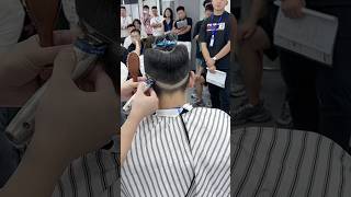 Training mens hairdressing skills masterhair barbershop hairstyle haircuttingmaster [upl. by Badr668]