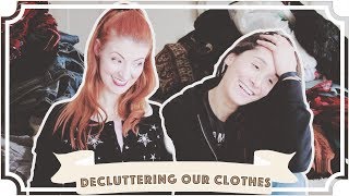 Extreme KONMARI Method Clothes Decluttering  Before amp After Marie Kondo CC [upl. by Biddy641]