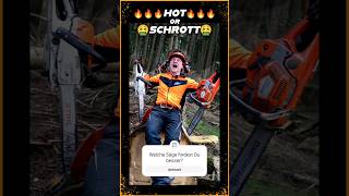 🔥Hot or Schrott🤮 STIHL vs Husqvarna stihl chainsawman shorts [upl. by Chane]