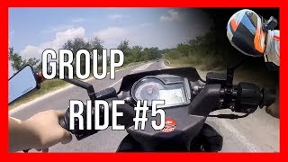 Aprilia SR50 R  Group Ride 5 [upl. by Eiznik]