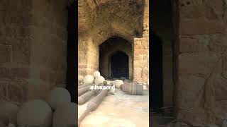 A short tour of Golconda Fort ✨ in Hyderabad…architecture wow engineering hyderabad golconda [upl. by Streeter]