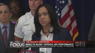 Mayor Stephanie RawlingsBlake fires back at Marilyn Mosby over profile [upl. by Gilford115]