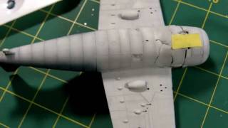 Tamiya Grumman F4F4 Wildcat 148  Build Log Part 4 [upl. by Sidnal]