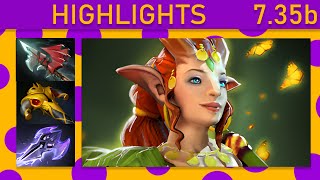 ✨DuBu Enchantress 78 Kill participation Hard Support Highlights 735b  Dota 2 Top MMR [upl. by Ettebab]