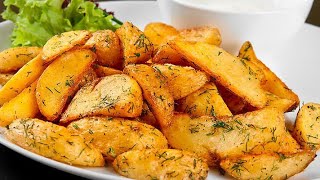 How To Make Really Crispy Potato Wedges  Easy Recipe For Oven Baked Potato Wedges [upl. by Adas]