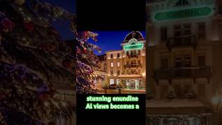 Swiss Christmas Magic at Grand Hotel Kronenhof in Pontresina christmas shortsyoutube [upl. by Viviane]