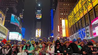 NYC LIVE Times Square New Year’s Eve 2023 [upl. by Lorilee813]