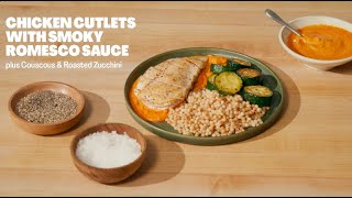 Sauce Skills Chicken Cutlets with Smoky Romesco Sauce [upl. by Noirod]