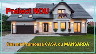 Proiect de CASA cu MANSARDA de nota 10 [upl. by Elata]