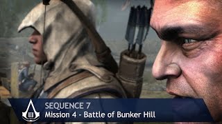 Assassins Creed 3  Sequence 7  Mission 4  Battle of Bunker Hill 100 Sync [upl. by Hnim]