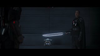 Duel of Mando vs Moff Gideon  The Mandalorian Season Two 2020 [upl. by Odlaumor]