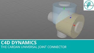 Dynamic Connectors In C4D The Cardan  Universal Joint [upl. by Larrabee726]