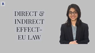 Principle of Direct Effect [upl. by Annyahs]