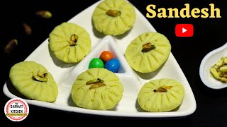 Sandesh Sweet  Kolkata special  how to make bengali sweet sondesh recipe  Sarwat Kitchen [upl. by Cori]