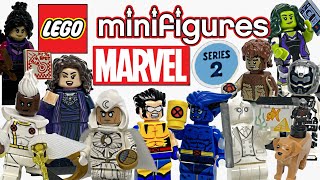 LEGO Marvel Minifigures Series 2 Review [upl. by Burack]