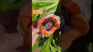 How to make Fabric Flower Brooch DIY shorts [upl. by Berenice104]