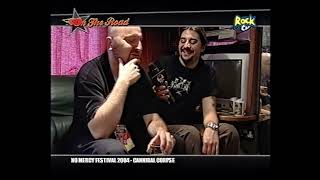 Cannibal Corpse  Live amp Interview At No Mercy Festival In Milan Italy 20040405 RockTV Full HD [upl. by Konstance420]