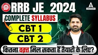 RRB JE Syllabus 2024  RRB JE CBT 1 and CBT 2 Complete Syllabus📚  Know Complete Details [upl. by Dorene839]