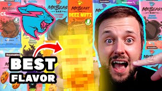 I Tried ALL 11 MrBeast Feastables Flavors [upl. by Ordnazil]