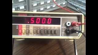 Keithley 179A 4 amp12 Digit Multimeter  unit 2 [upl. by Atinnek]