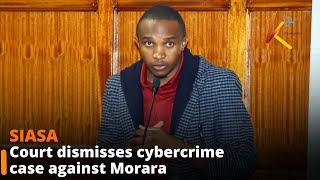 Morara Kebasos case dismissed as court orders cash bail returned to him [upl. by Haag]