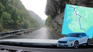 A drive from Arendal to Bergen on E134 over Haukeli 4K [upl. by Nonad]