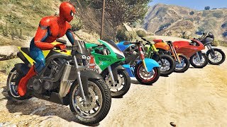 HOMEM ARANHA E AMIGOS SALTO COM MOTO MOTOS COM SPIDERMAN  IR GAMES [upl. by Gupta]