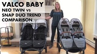 Valco Neo Twin vs Snap Duo Trend Double Stroller  Full Review [upl. by Bernardina570]