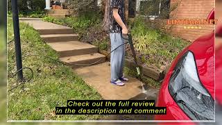 Review PowRyte Electric Pressure Washer Foam Cannon 4 Different Pressure Tips Power Washer [upl. by Gudren]