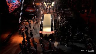 Watch Elon Musk unveil Teslas Robovan [upl. by Deery708]