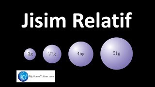 Kimia Tingkatan 4 KSSM Bab 3  Jisim Relatif  Konsep Mol Formula dan Persamaan Kimia [upl. by Jenne]