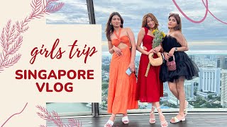 Girls trip to Singapore  Outfit details 👭👗  Unnati Malharkar [upl. by Ingrid156]