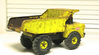 Tonka 1976 Mighty Dump Truck Restore [upl. by Lednem]