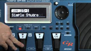 Roland GR55 Guitar Synthesizer  Lead Patches [upl. by Erma]