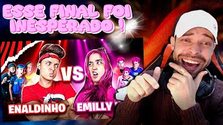 NÃO ESPERAVA ESSE FINAL 🔥 BATALHA DE RAP ENALDINHO vs EMILY VICK [upl. by Irpac]