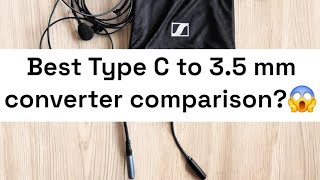 Best type c to 35mm converter  Comparison  Best for singing  vlogging [upl. by Anivid764]