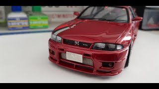 Costruire Fujimi Skyline Nismo GTR R33 parte 6 scala 124 ITA [upl. by Elset509]