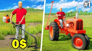 MEGA FARM from 0 on FLAT MAP 🚜 NO LEASING 🚜 1 [upl. by Aitekram]