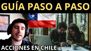 📕GUÍA PASO a PASO para COMPRAR ACCIONES en CHILE [upl. by Erdreid]