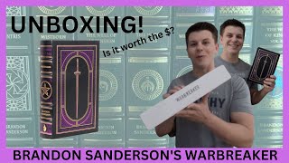 UNBOXING Brandon Sandersons Warbreaker Leatherbound Is it worth the money [upl. by Renner]