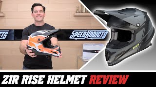 Z1R Rise Helmet Review at SpeedAddictscom [upl. by Glenine]