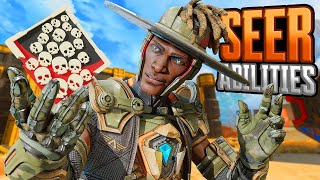 SEER in Season 21 Abilities 25 KILLS and 5800 Damage Apex Legends Gameplay [upl. by Ainesey62]